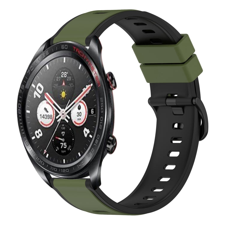 For Honor Watch Dream 22mm Two-Color Silicone Watch Band