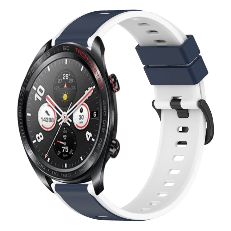 For Honor Watch Dream 22mm Two-Color Silicone Watch Band