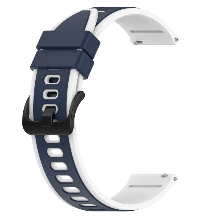 For Xiaomi MI Watch S1 22mm Two-Color Silicone Watch Band