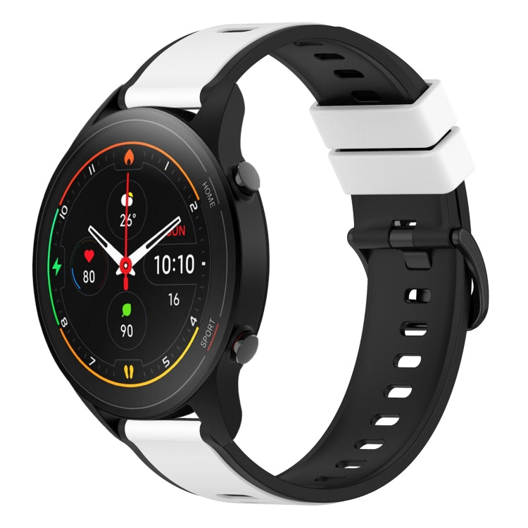 For Xiaomi MI Watch S1 Pro 22mm Two-Color Silicone Watch Band