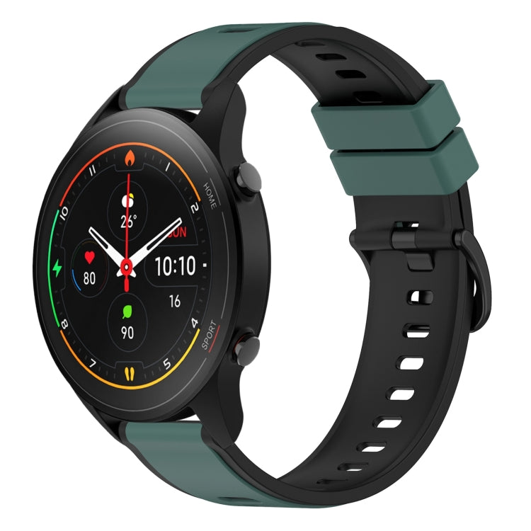 For Xiaomi MI Watch S1 Pro 22mm Two-Color Silicone Watch Band
