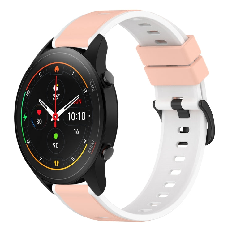 For Xiaomi MI Watch S1 Pro 22mm Two-Color Silicone Watch Band