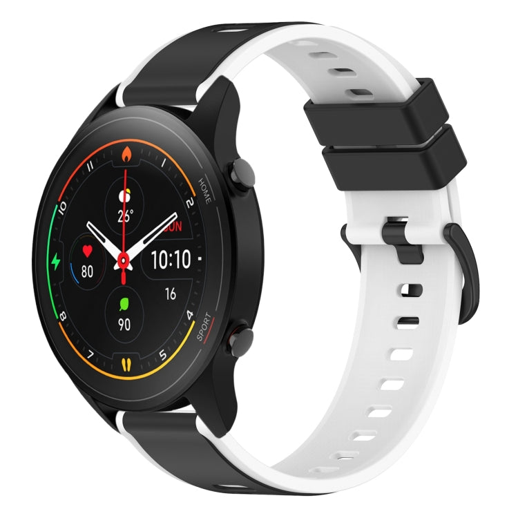 For Xiaomi MI Watch S1 Pro 22mm Two-Color Silicone Watch Band