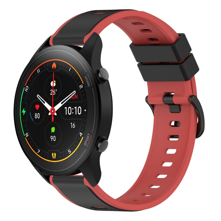 For Xiaomi MI Watch S1 Pro 22mm Two-Color Silicone Watch Band