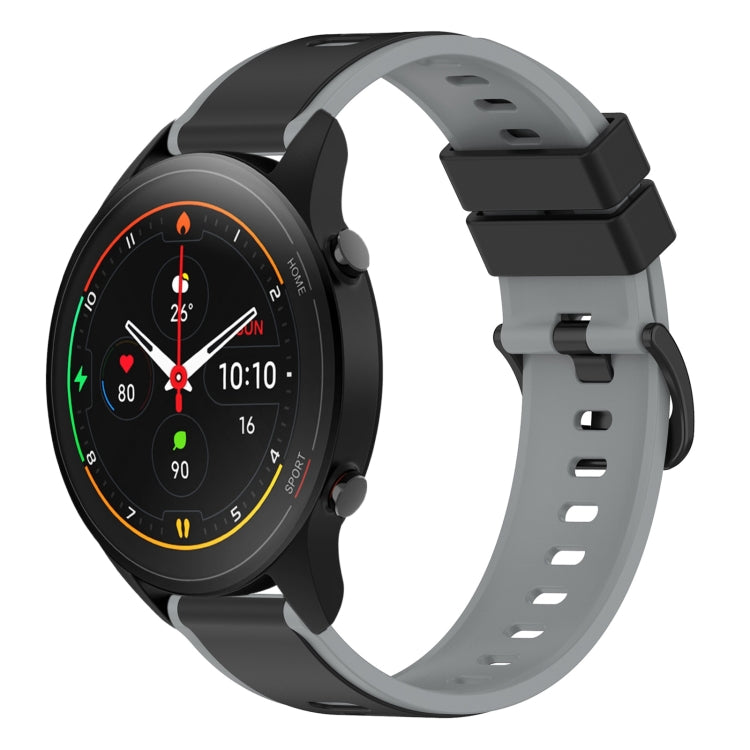 For Xiaomi MI Watch S1 Pro 22mm Two-Color Silicone Watch Band
