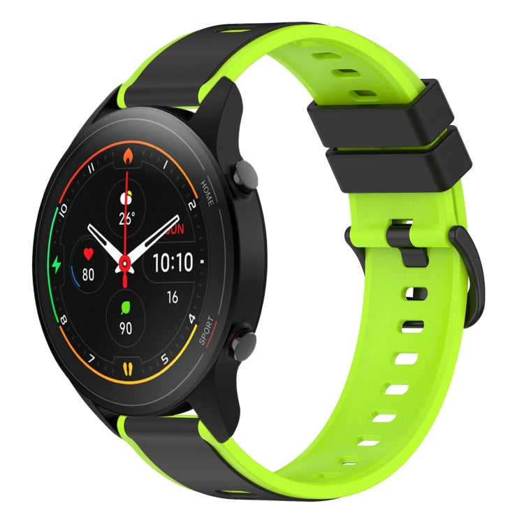 For Xiaomi MI Watch S1 Pro 22mm Two-Color Silicone Watch Band