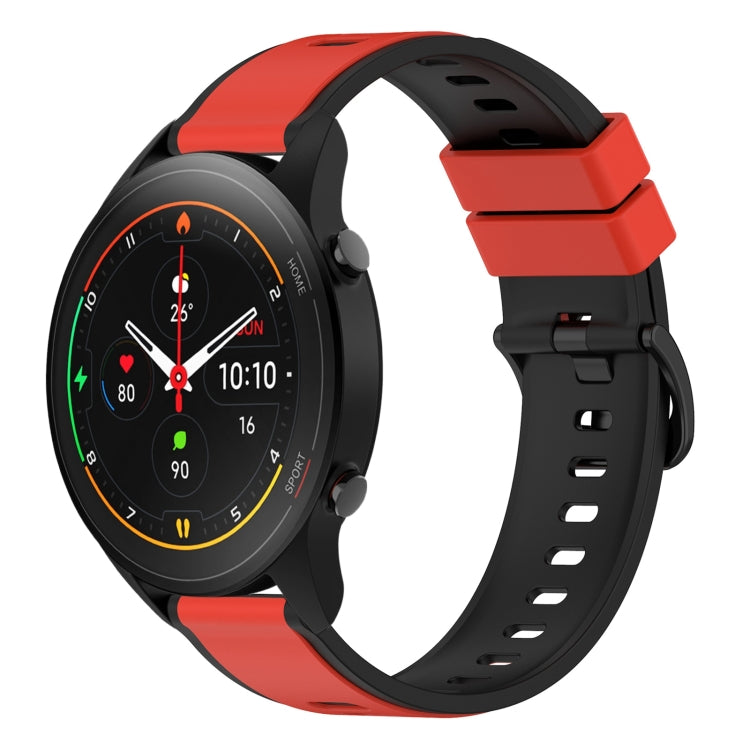 For Xiaomi MI Watch S1 Pro 22mm Two-Color Silicone Watch Band