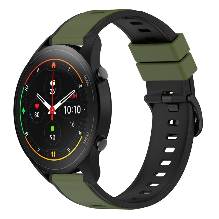 For Xiaomi MI Watch S1 Pro 22mm Two-Color Silicone Watch Band