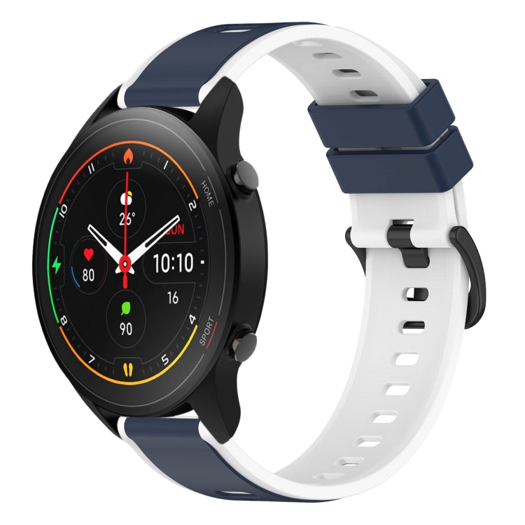 For Xiaomi MI Watch S1 Pro 22mm Two-Color Silicone Watch Band