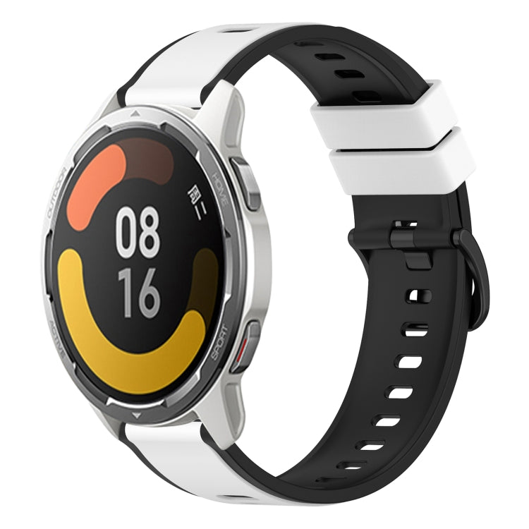 For Xiaomi MI Watch Color 2 22mm Two-Color Silicone Watch Band