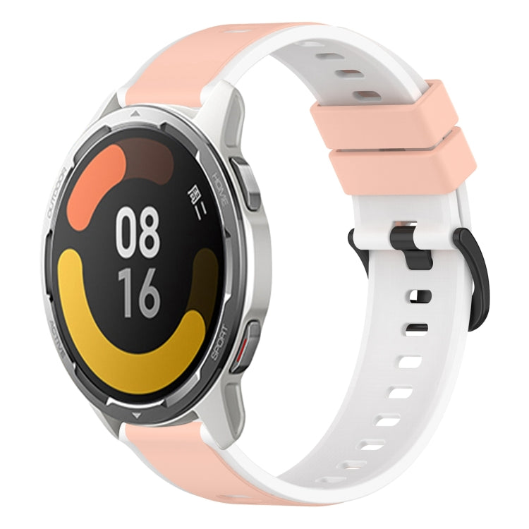 For Xiaomi MI Watch Color 2 22mm Two-Color Silicone Watch Band