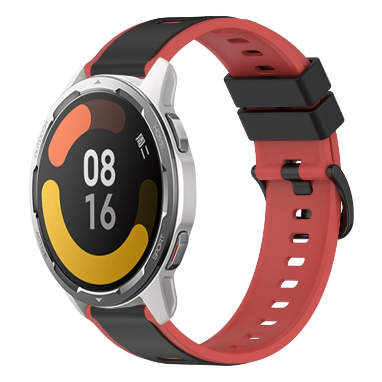 For Xiaomi MI Watch Color 2 22mm Two-Color Silicone Watch Band