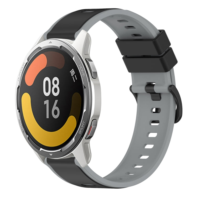 For Xiaomi MI Watch Color 2 22mm Two-Color Silicone Watch Band