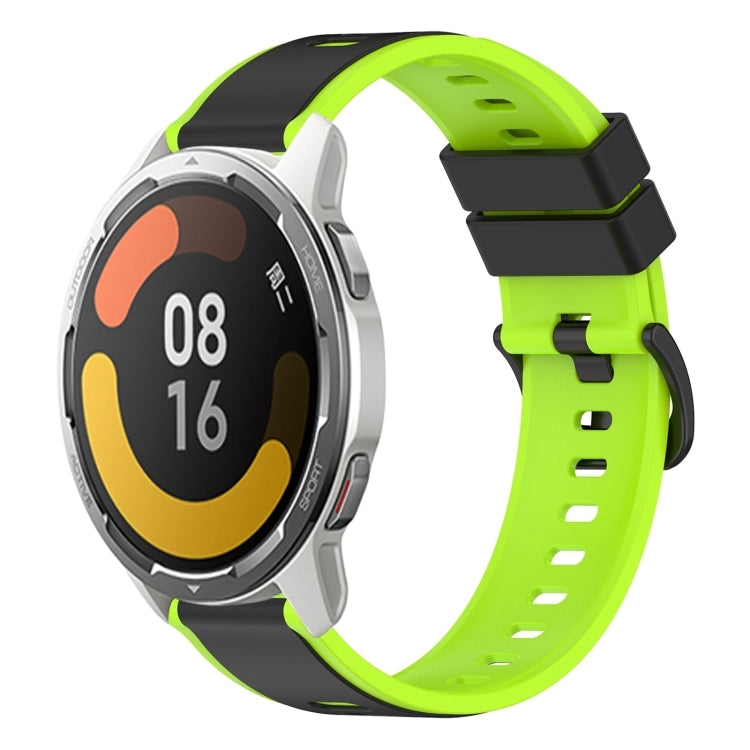 For Xiaomi MI Watch Color 2 22mm Two-Color Silicone Watch Band