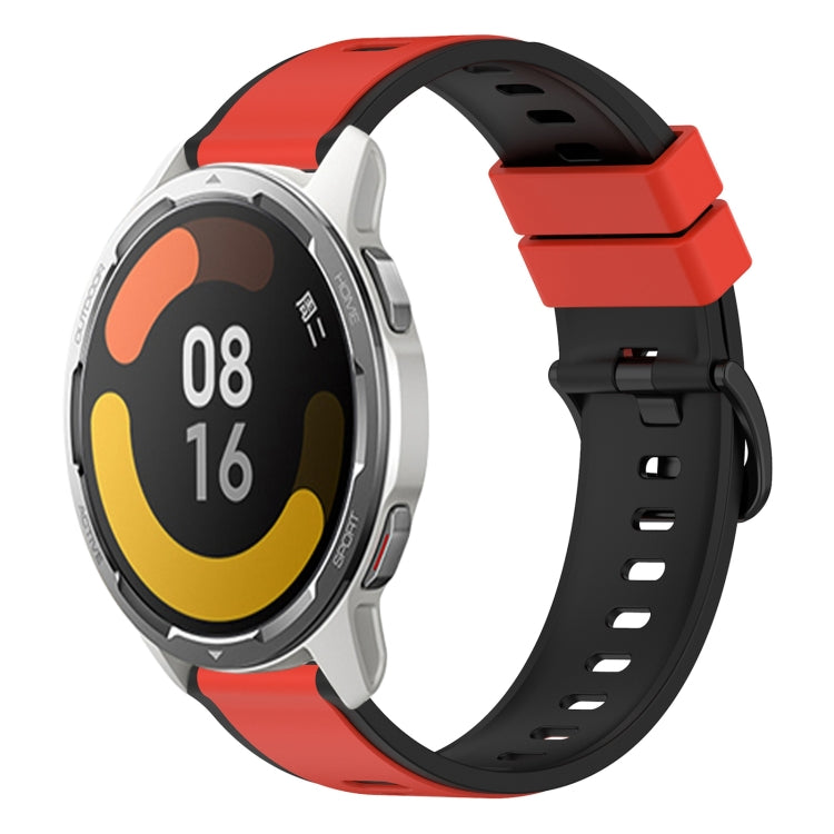 For Xiaomi MI Watch Color 2 22mm Two-Color Silicone Watch Band