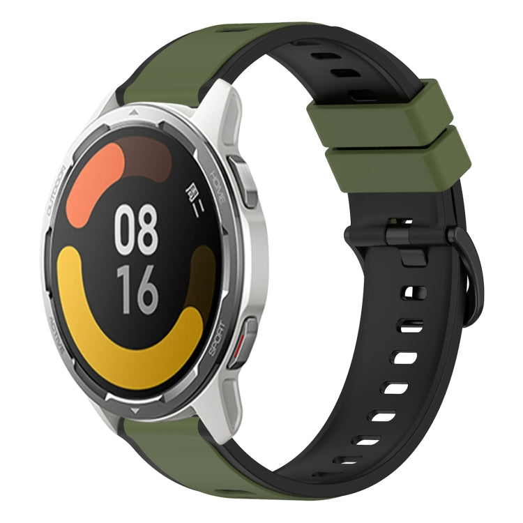 For Xiaomi MI Watch Color 2 22mm Two-Color Silicone Watch Band