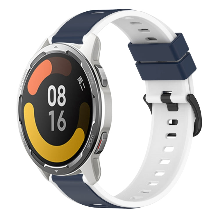 For Xiaomi MI Watch Color 2 22mm Two-Color Silicone Watch Band