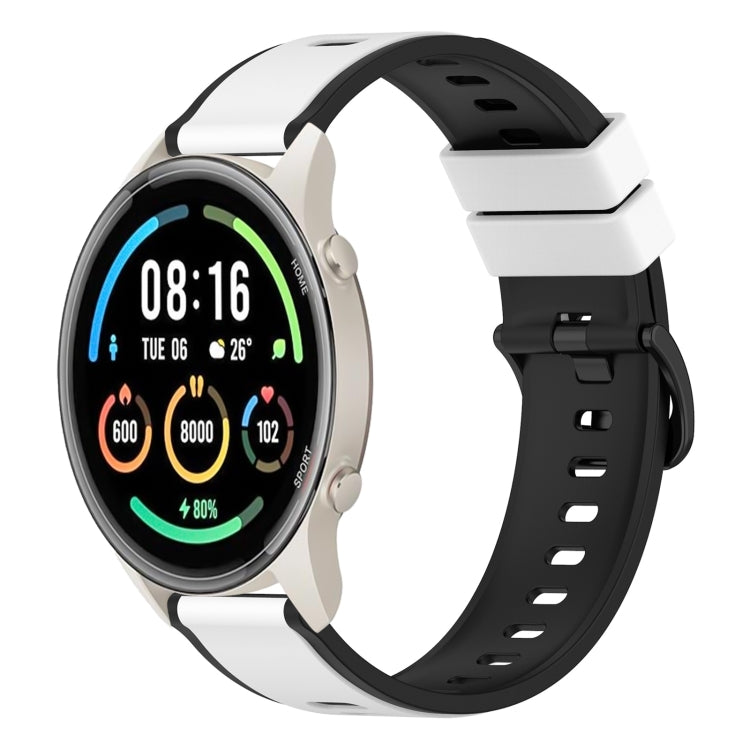 For Xiaomi MI Watch Sport 22mm Two-Color Silicone Watch Band