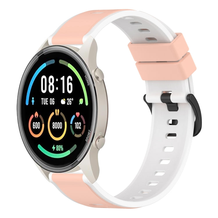 For Xiaomi MI Watch Sport 22mm Two-Color Silicone Watch Band