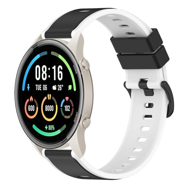 For Xiaomi MI Watch Sport 22mm Two-Color Silicone Watch Band