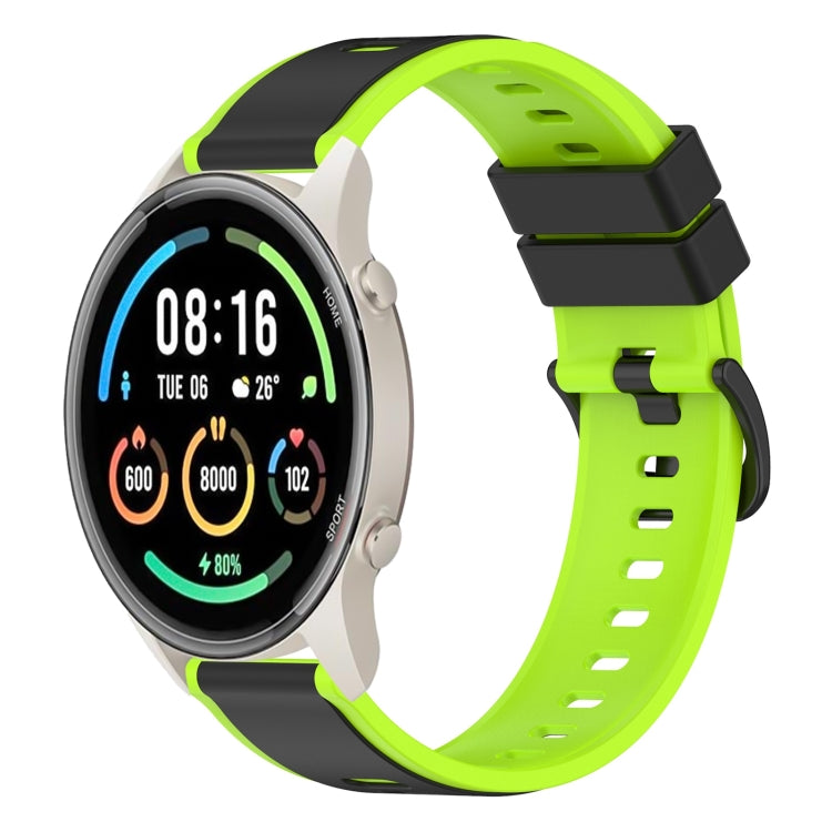 For Xiaomi MI Watch Sport 22mm Two-Color Silicone Watch Band