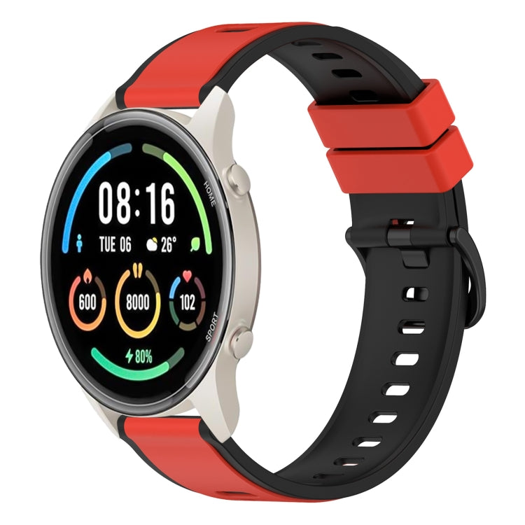 For Xiaomi MI Watch Sport 22mm Two-Color Silicone Watch Band