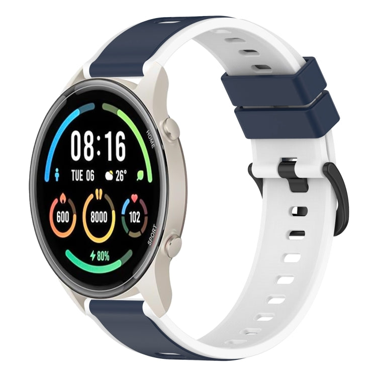 For Xiaomi MI Watch Sport 22mm Two-Color Silicone Watch Band