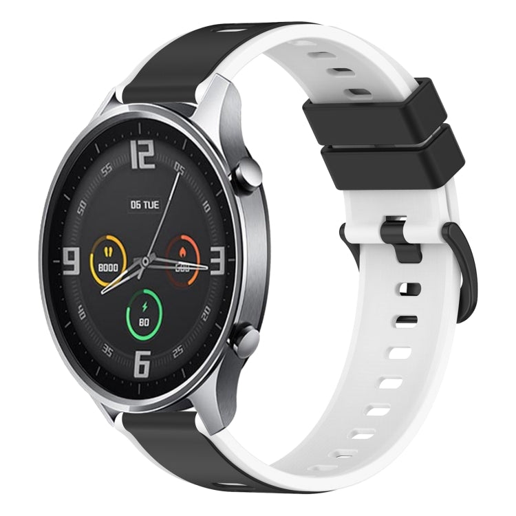 For Xiaomi MI Watch Color 22mm Two-Color Silicone Watch Band