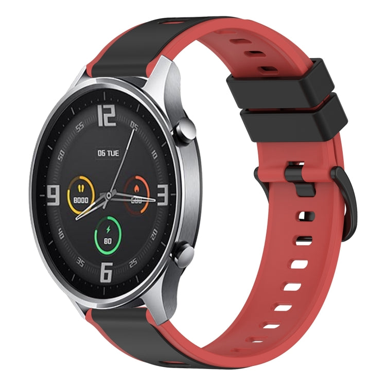 For Xiaomi MI Watch Color 22mm Two-Color Silicone Watch Band