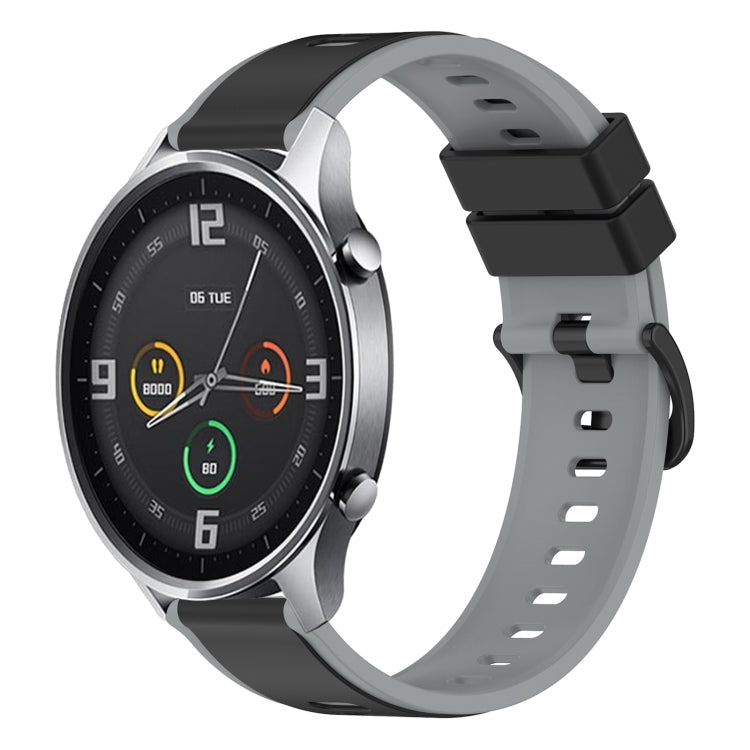 For Xiaomi MI Watch Color 22mm Two-Color Silicone Watch Band