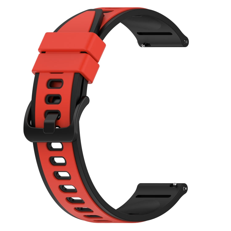 For Xiaomi MI Watch Color 22mm Two-Color Silicone Watch Band