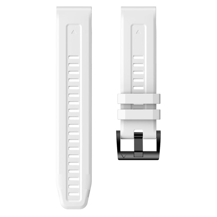 For Garmin Approach S62 Metal Buckle Solid Color Silicone Watch Band