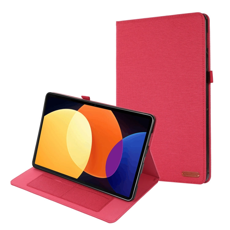 For Xiaomi Mi Pad 5 Pro 12.4  Fabric Leather Tablet Case