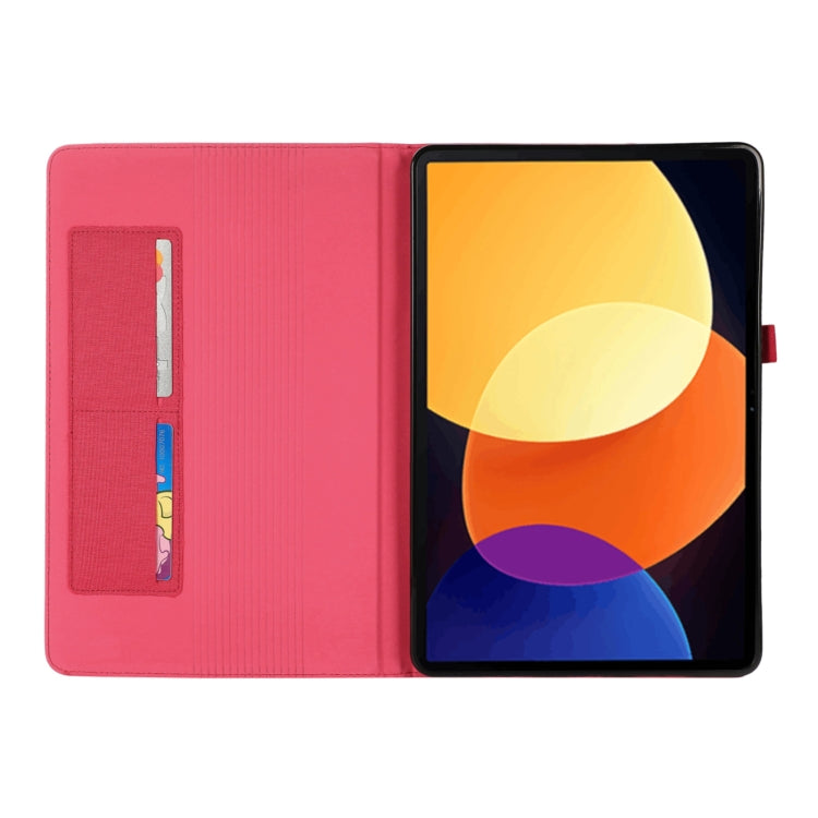 For Xiaomi Mi Pad 5 Pro 12.4  Fabric Leather Tablet Case