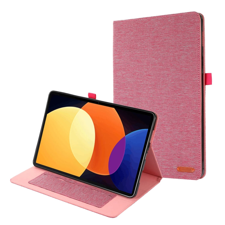 For Xiaomi Mi Pad 5 Pro 12.4  Fabric Leather Tablet Case