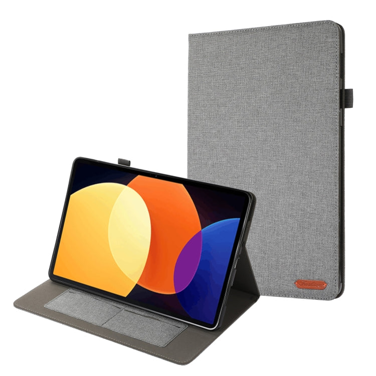 For Xiaomi Mi Pad 5 Pro 12.4  Fabric Leather Tablet Case
