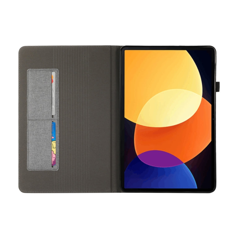 For Xiaomi Mi Pad 5 Pro 12.4  Fabric Leather Tablet Case