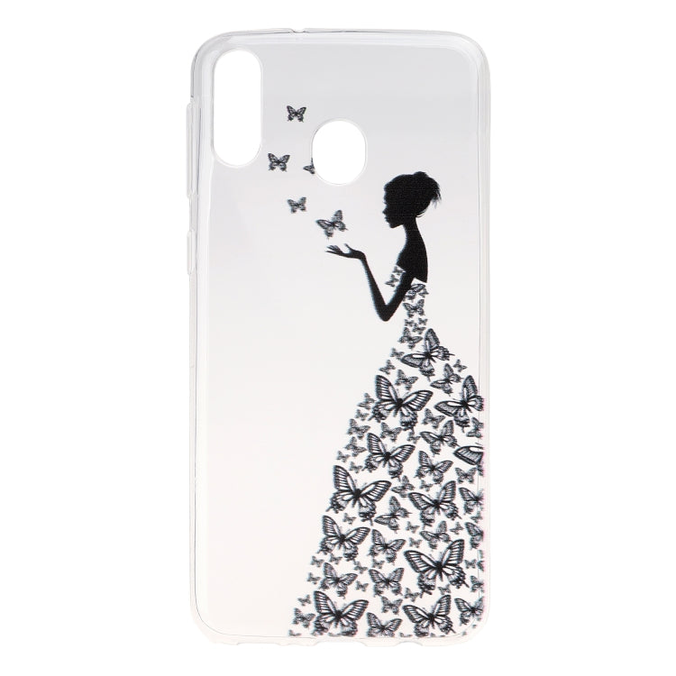 Stylish and Beautiful Pattern TPU Drop Protection Cover for Galaxy M20