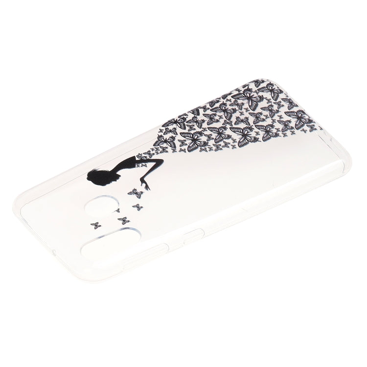 Stylish and Beautiful Pattern TPU Drop Protection Cover for Galaxy M20