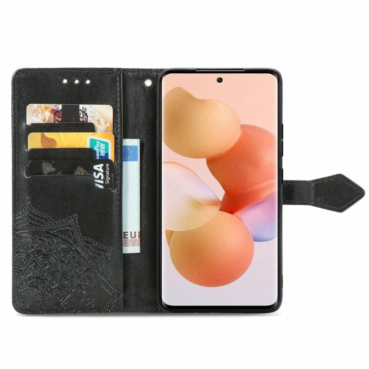 For Xiaomi 12T / 12T Pro / Redmi K50 Ultra Mandala Flower Embossed Leather Phone Case
