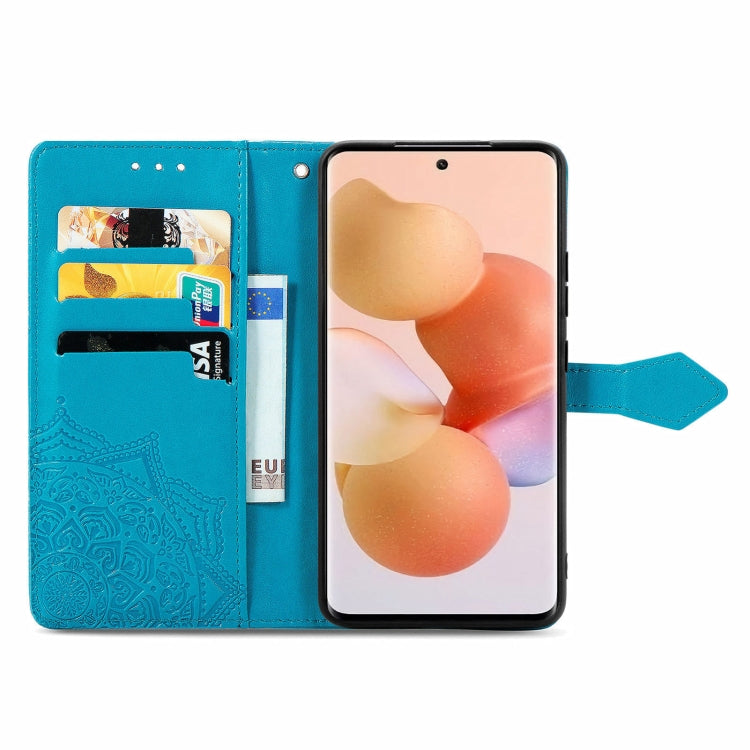 For Xiaomi 12T / 12T Pro / Redmi K50 Ultra Mandala Flower Embossed Leather Phone Case