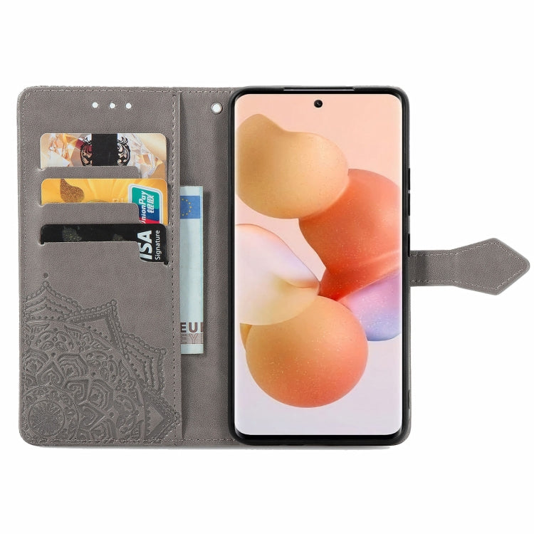 For Xiaomi 12T / 12T Pro / Redmi K50 Ultra Mandala Flower Embossed Leather Phone Case