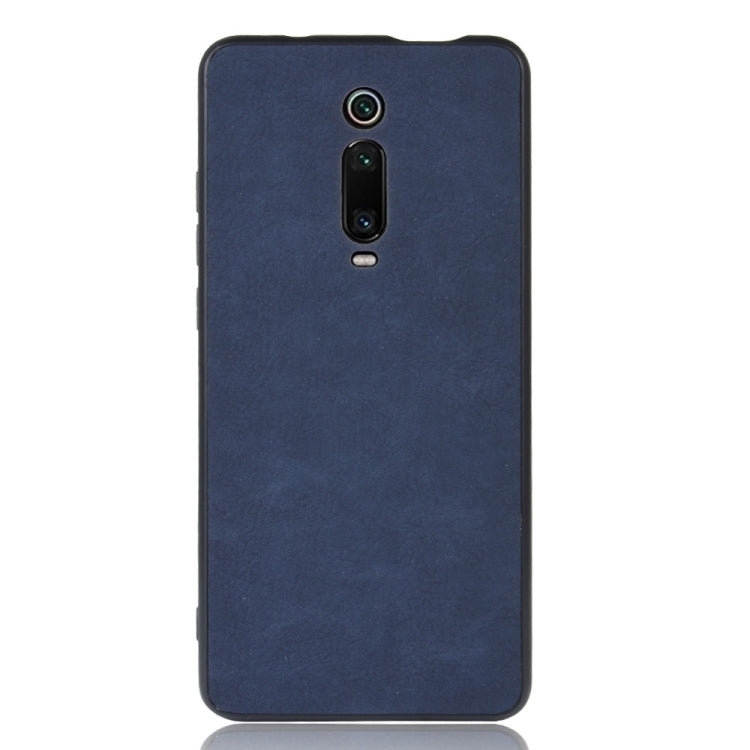 Shockproof Sheep Skin PC + PU + TPU Case For Xiaomi Redmi K20/K20 Pro(Blue)