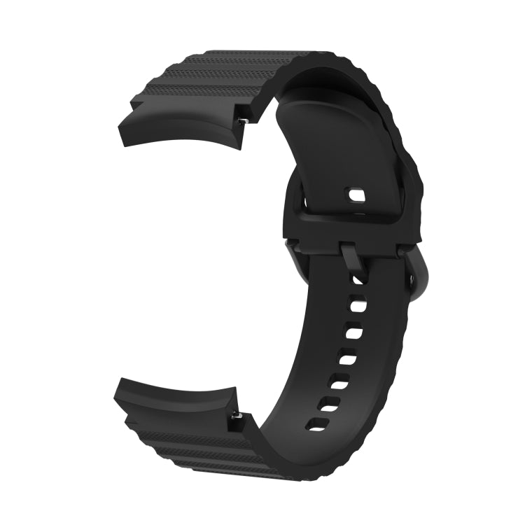 For Samsung Galaxy Watch 5 / 5 Pro Wave Dotted Pure Color Buckle Silicone Watch Band