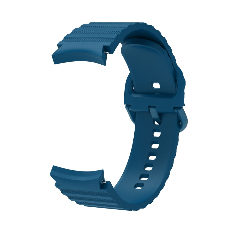 For Samsung Galaxy Watch 5 / 5 Pro Wave Dotted Pure Color Buckle Silicone Watch Band