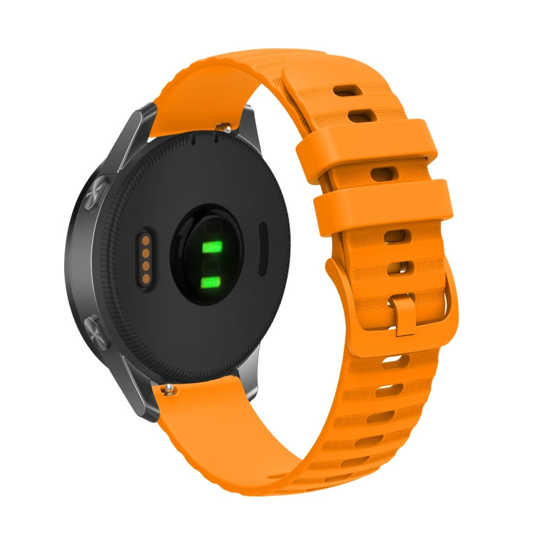 For Amazfit GTR 3 Pro 22mm Wavy Dotted Solid-Color Silicone Watch Band