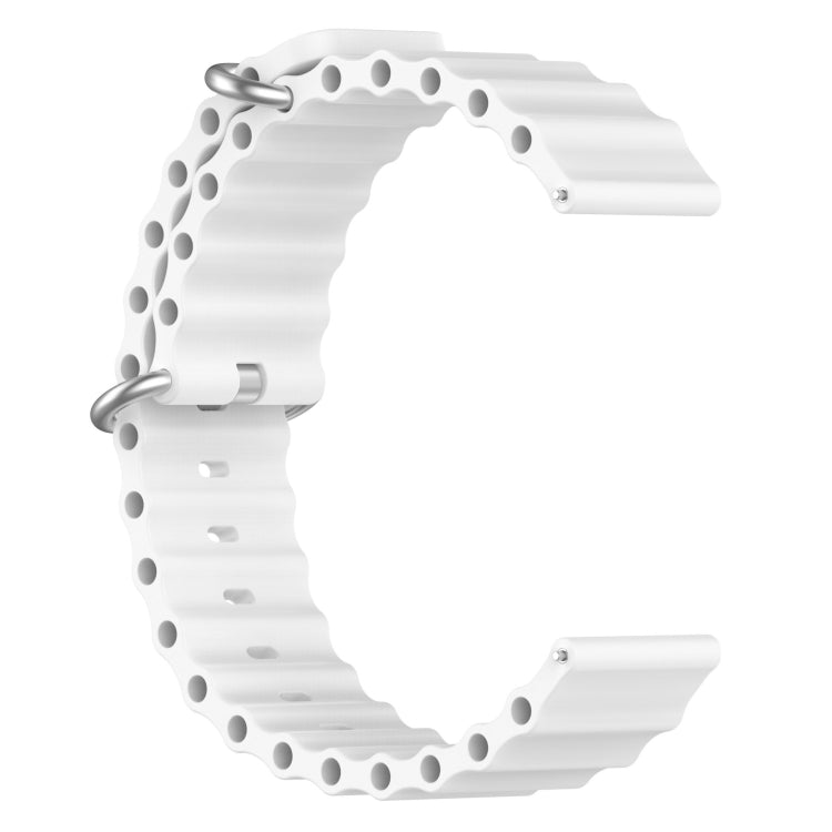 For Amazfit GTR 4 22mm Ocean Style Solid Color Silicone Watch Band