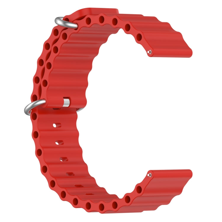 For Amazfit GTR 4 22mm Ocean Style Solid Color Silicone Watch Band