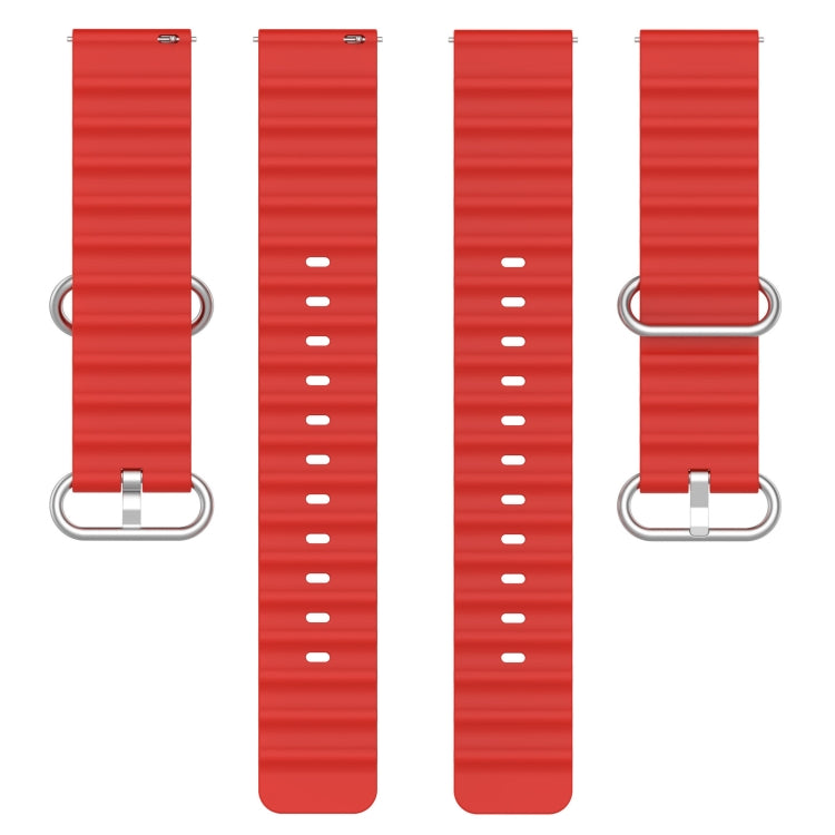 For Amazfit GTR 4 22mm Ocean Style Solid Color Silicone Watch Band