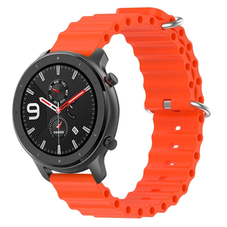 For Amazfit GTR 4 22mm Ocean Style Solid Color Silicone Watch Band
